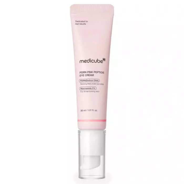 Крем для Кожи Вокруг Глаз с Полинуклеотидами и Пептидами Medicube PDRN Pink Peptide Eye Cream