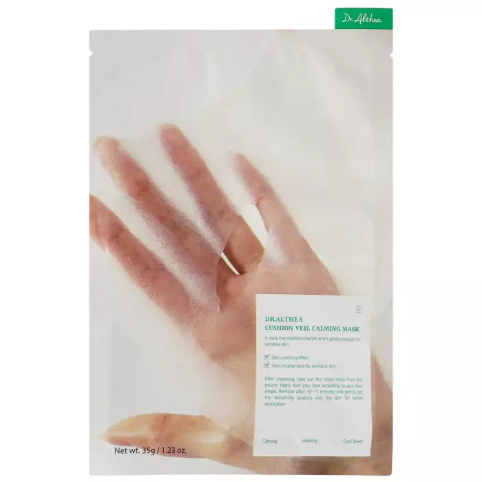Успокаивающая Тканевая Маска с Центеллой Dr. Althea Cushion Veil Calming Mask