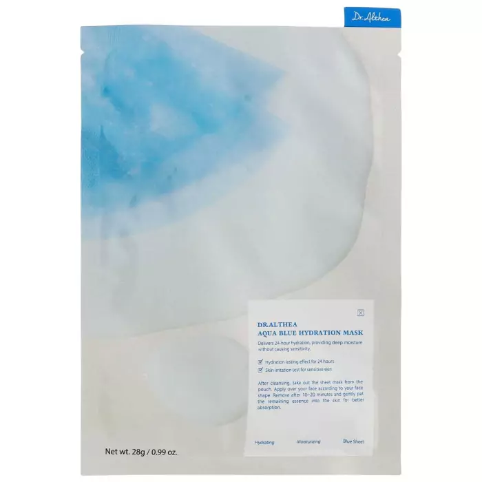 Увлажняющая Тканевая Маска с Азуленом Dr. Althea Aqua Blue Hydration Mask