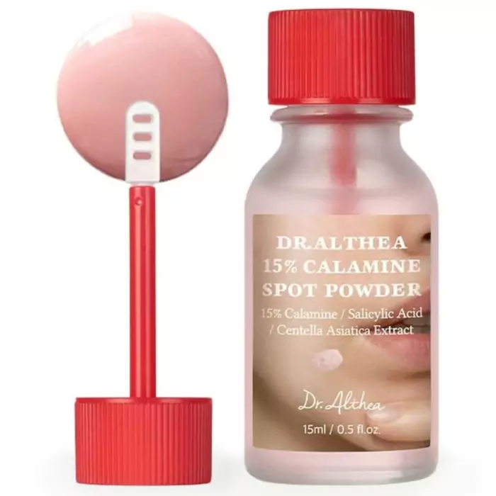 Точечное Средство Против Воспалений с Каламином и Кислотами Dr. Althea 15 % Calamine Spot Powder