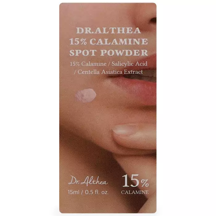 Точечное Средство Против Воспалений с Каламином и Кислотами Dr. Althea 15 % Calamine Spot Powder