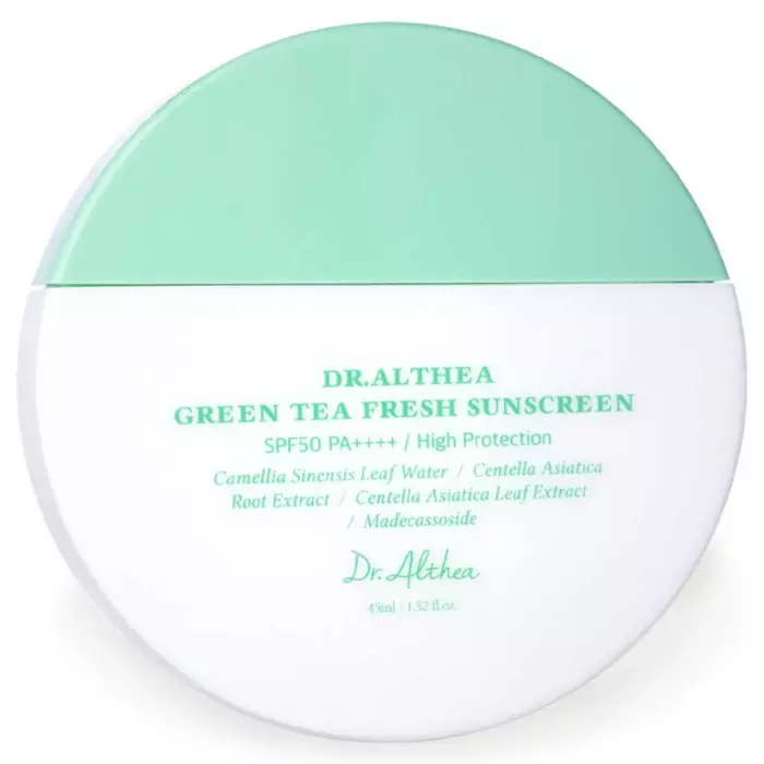 Солнцезащитный Крем с Зеленым Чаем Dr. Althea Green Tea Fresh Sunscreen SPF 50 PA++++