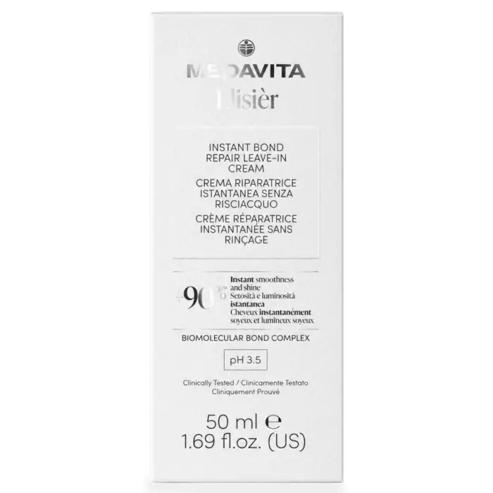 Крем для Мгновенного Биомолекулярного Восстановления Волос MEDAVITA Elisier Instant Bond Repair Leave-in Cream