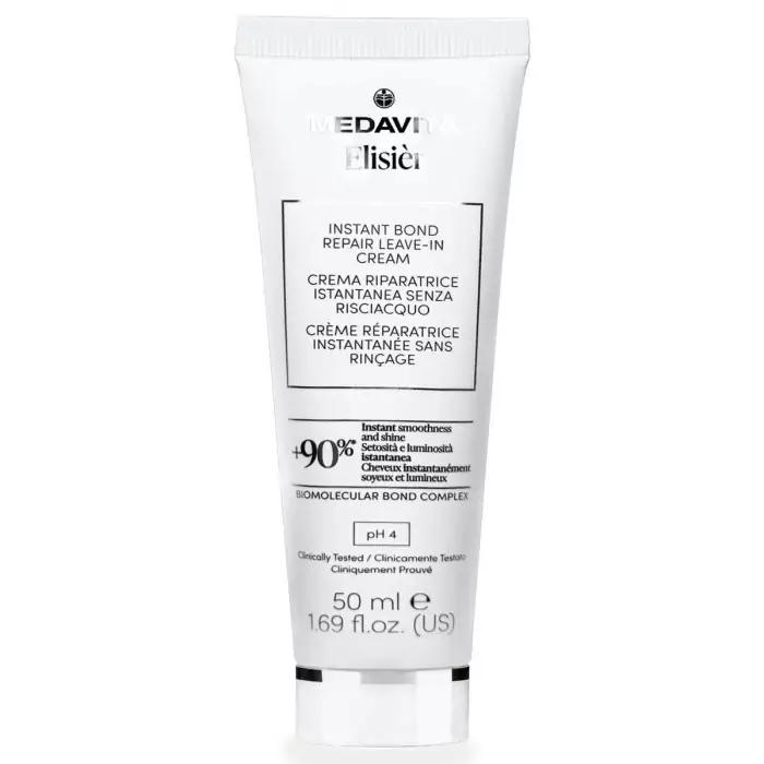 Крем для Мгновенного Биомолекулярного Восстановления Волос MEDAVITA Elisier Instant Bond Repair Leave-in Cream