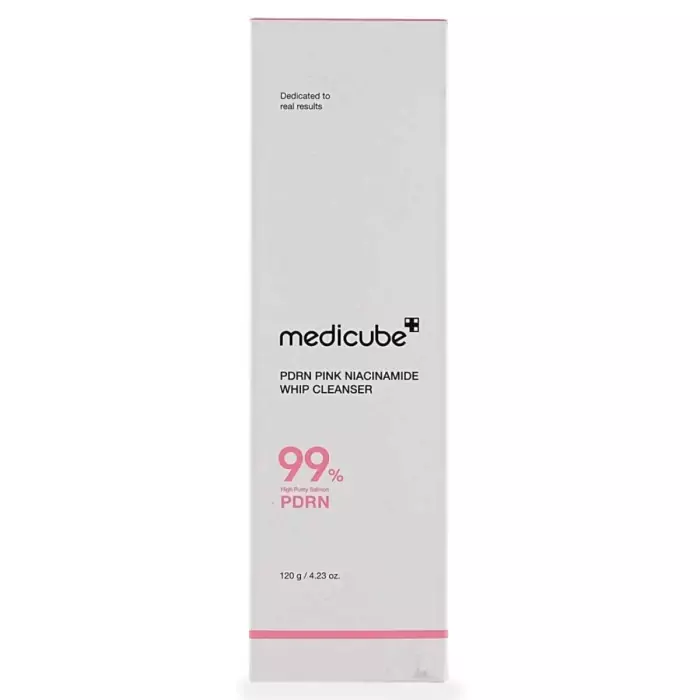 Очищающая Пенка с Полинуклеотидами и Ниацинамидом Medicube PDRN Pink Niacinamide Whip Cleanser