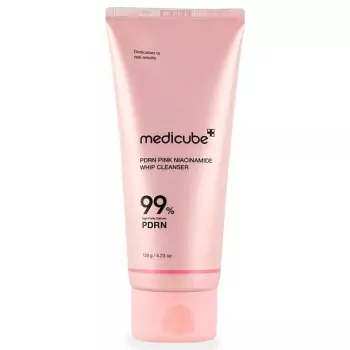 Очищающая Пенка с Полинуклеотидами и Ниацинамидом Medicube PDRN Pink Niacinamide Whip Cleanser
