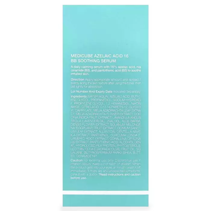 Успокаивающая Сыворотка с Азелаиновой Кислотой Medicube Azelaic Acid 16 BB Calming Serum