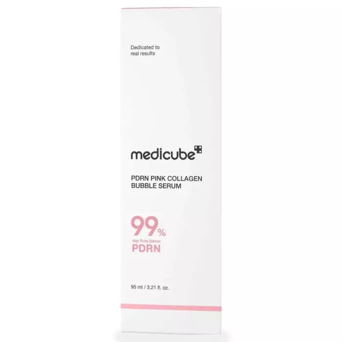 Пузырьковая Сыворотка с Полинуклеотидами и Коллагеном Medicube PDRN Pink Collagen Bubble Serum
