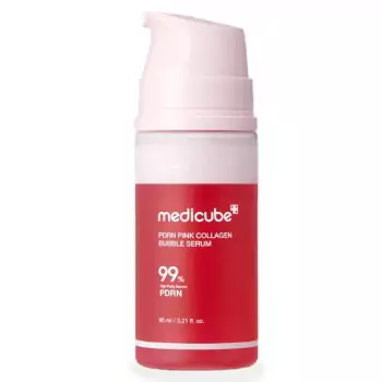 Пузырьковая Сыворотка с Полинуклеотидами и Коллагеном Medicube PDRN Pink Collagen Bubble Serum