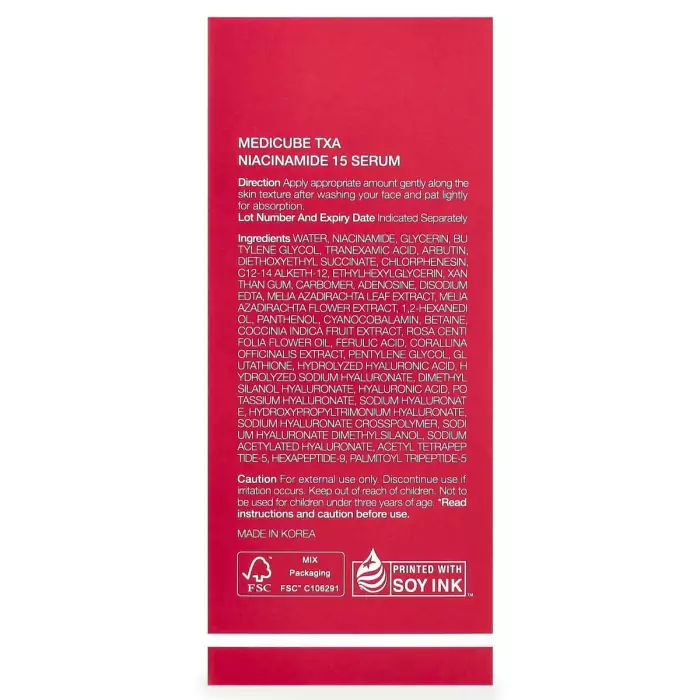 Сыворотка с Транексамовой Кислотой и Ниацинамидом Medicube TXA Niacinamide 15 Serum