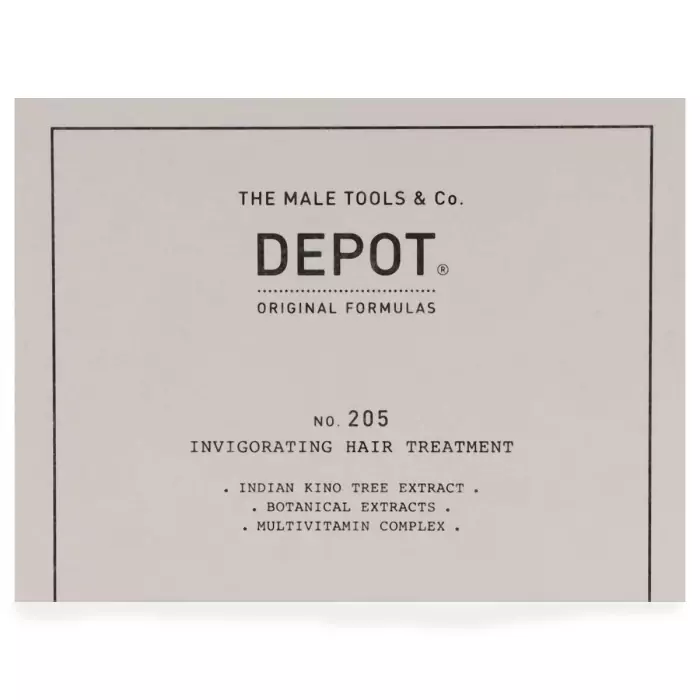 Укрепляющий Комплекс Против Выпадения Волос в Ампулах DEPOT 200 Hair Treatments 205 Invigorating Hair Treatment
