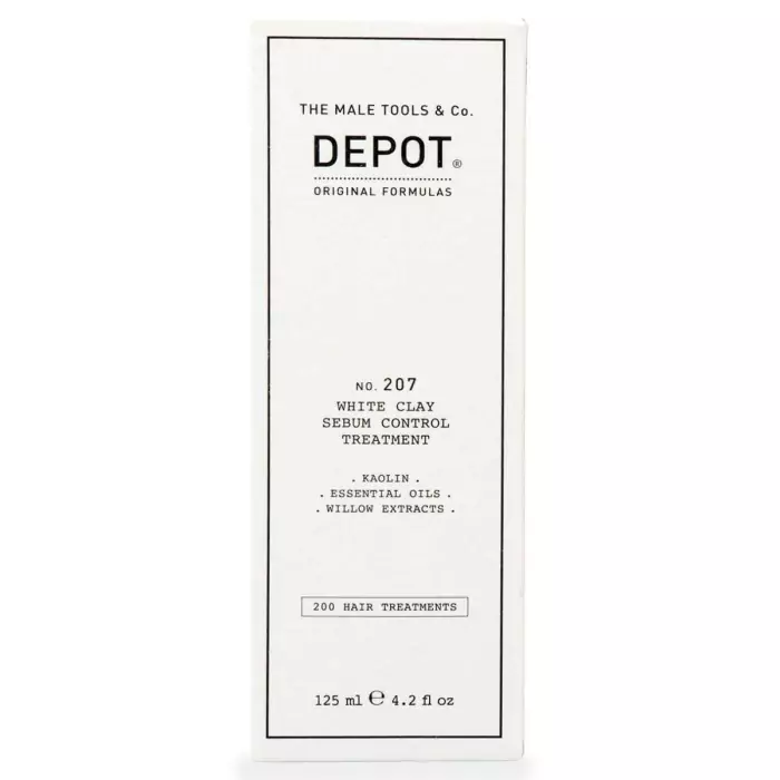 Средство для Контроля Выделения Жира на Коже Головы DEPOT 200 Hair Treatments 207 White Clay Sebum Control Treatment