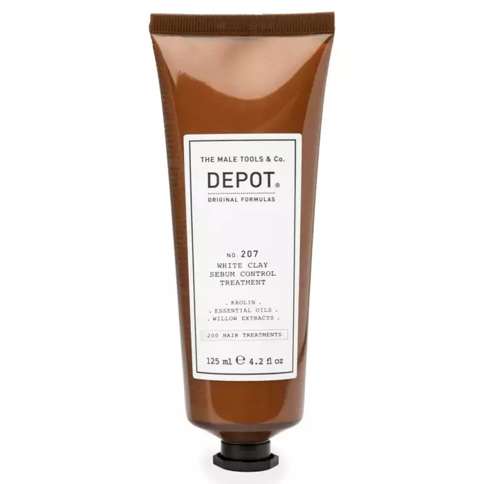 Средство для Контроля Выделения Жира на Коже Головы DEPOT 200 Hair Treatments 207 White Clay Sebum Control Treatment