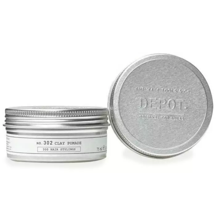 Моделирующая Глина для Волос DEPOT 300 Hair Stylings 302 Clay Pomade