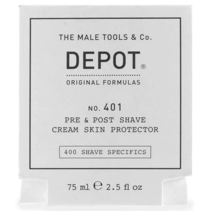 Защитный Крем до и После Бритья DEPOT 400 Shave Specifics 401 Pre & Post Cream Skin Protector