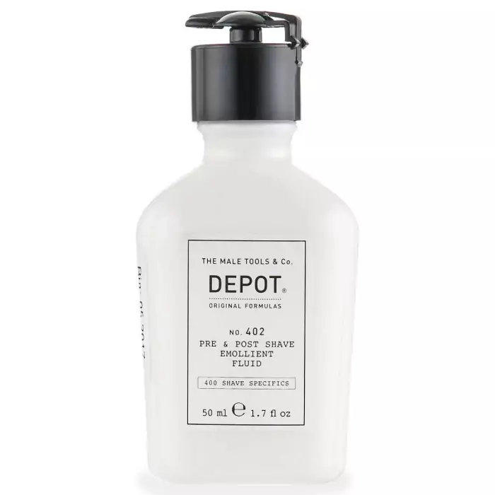 Смягчающая Жидкость до и После Бритья DEPOT 400 Shave Specifics 402 Pre & Post Shave Emollient Fluid
