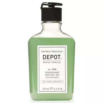 Прозрачный Гель для Бритья без Пены DEPOT 400 Shave Specifics 406 Transparent Shaving Gel