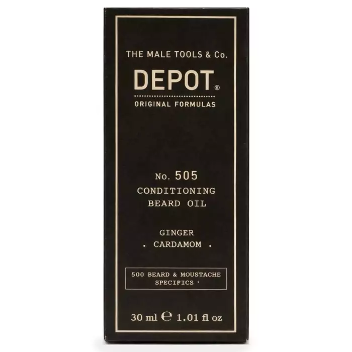 Кондиционирующее Масло для Бороды «Имбирь и Кардамон» DEPOT 500 Beard & Moustache Specifics 505 Conditioning Beard Oil Ginger & Cardamom