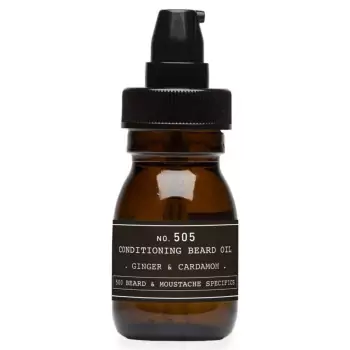 Кондиционирующее Масло для Бороды «Имбирь и Кардамон» DEPOT 500 Beard & Moustache Specifics 505 Conditioning Beard Oil Ginger & Cardamom