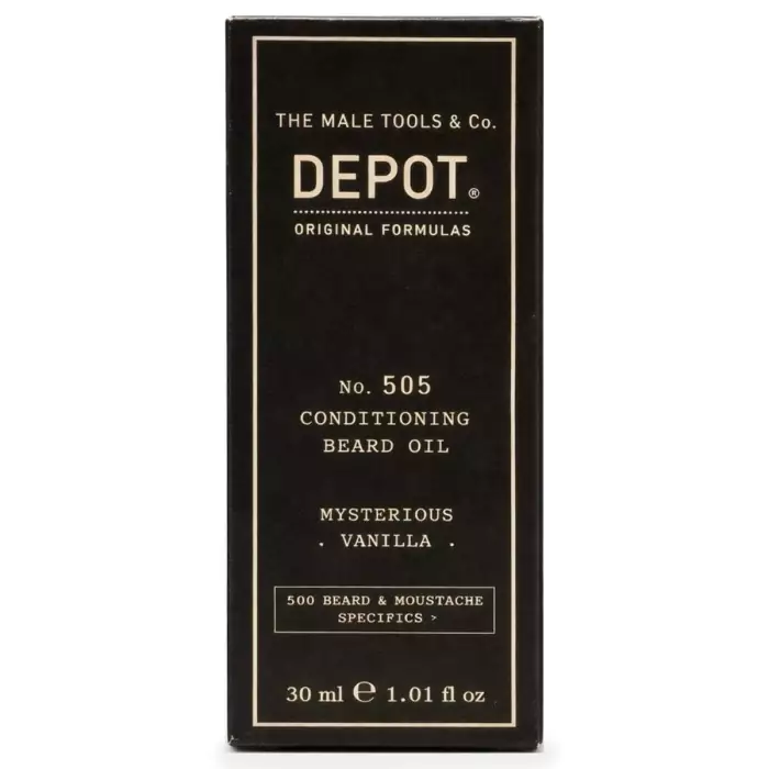Кондиционирующее Масло для Бороды «Мистическая Ваниль» DEPOT 500 Beard & Moustache Specifics 505 Conditioning Beard Oil Mysterious Vanilla