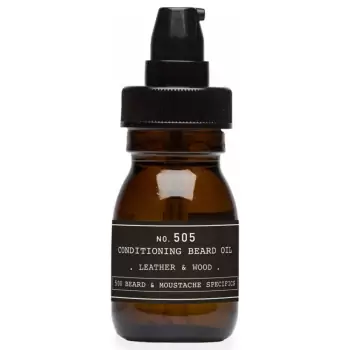 Кондиционирующее Масло для Бороды «Кожа и Дерево» DEPOT 500 Beard & Moustache Specifics 505 Conditioning Beard Oil Leather & Wood