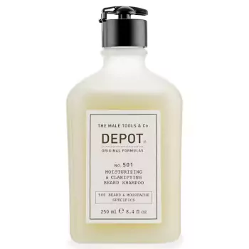 Очищающий и Увлажняющий Шампунь для Бороды DEPOT 500 Beard & Moustache Specifics 501 Moisturizing & Clarifying Beard Shampoo