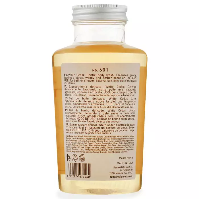 Гель для Душа «Белый Кедр» DEPOT 600 Body Solutions 601 Gentle Body Wash White Cedar
