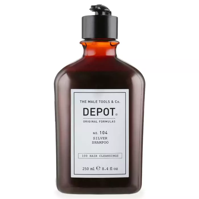 Шампунь для Седых и Светлых Волос DEPOT 100 Hair Cleansings 104 Silver Shampoo