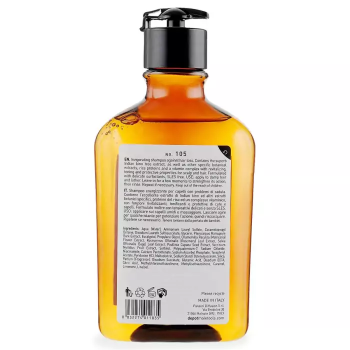 Укрепляющий Шампунь Против Выпадения Волос DEPOT 100 Hair Cleansings 105 Invigorating Shampoo