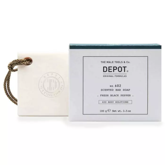Мыло для Тела «Свежий Черный Перец» DEPOT 600 Body Solutions 602 Scented Bar Soap Fresh Black Pepper