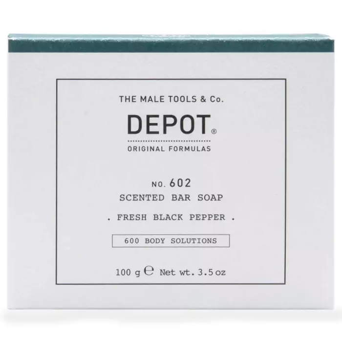 Мыло для Тела «Свежий Черный Перец» DEPOT 600 Body Solutions 602 Scented Bar Soap Fresh Black Pepper