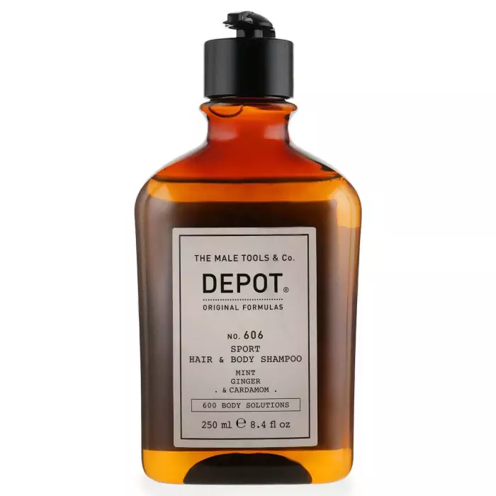 Освежающий Шампунь для Волос и Тела DEPOT 600 Body Solutions 606 Sport Hair & Body Shampoo