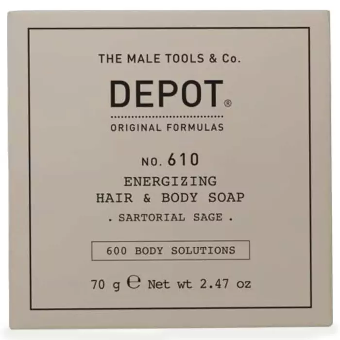 Энергетическое Мыло для Волос и Тела DEPOT 600 Body Solutions 610 Energizing Hair Body Soap