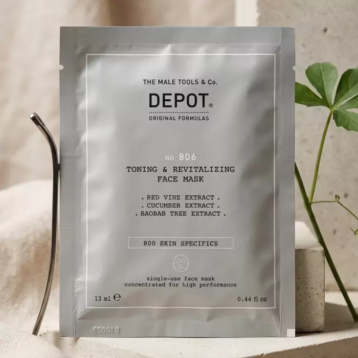 Тонизирующая Маска для Лица и Шеи DEPOT 800 Skin Specifics 806 Toning & Revitalizing Face Mask