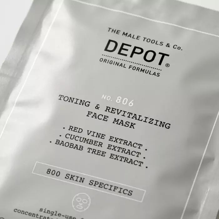 Тонизирующая Маска для Лица и Шеи DEPOT 800 Skin Specifics 806 Toning & Revitalizing Face Mask