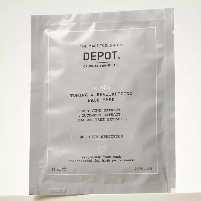 Тонизирующая Маска для Лица и Шеи DEPOT 800 Skin Specifics 806 Toning & Revitalizing Face Mask