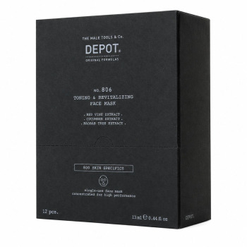 Тонизирующая Маска для Лица и Шеи DEPOT 800 Skin Specifics 806 Toning & Revitalizing Face Mask