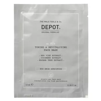 Тонизирующая Маска для Лица и Шеи DEPOT 800 Skin Specifics 806 Toning & Revitalizing Face Mask