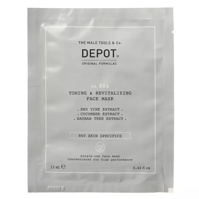 Тонизирующая Маска для Лица и Шеи DEPOT 800 Skin Specifics 806 Toning & Revitalizing Face Mask