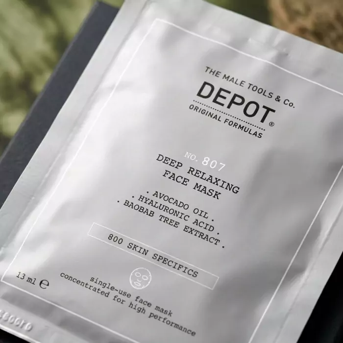 Питательная Маска для Лица и Шеи DEPOT 800 Skin Specifics 807 Deep Relaxing Face Mask