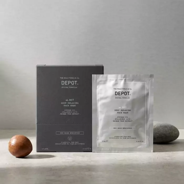 Питательная Маска для Лица и Шеи DEPOT 800 Skin Specifics 807 Deep Relaxing Face Mask