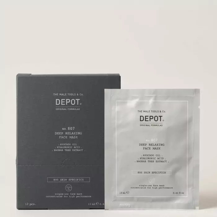 Питательная Маска для Лица и Шеи DEPOT 800 Skin Specifics 807 Deep Relaxing Face Mask