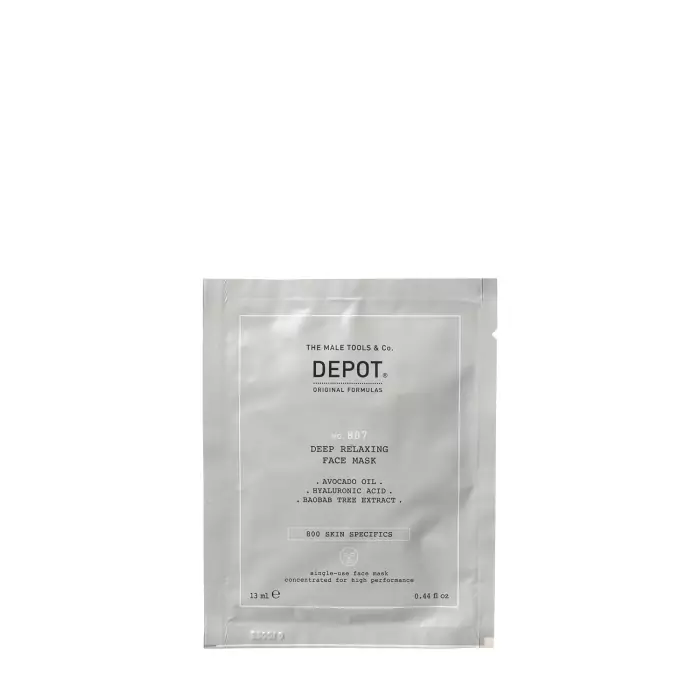 Питательная Маска для Лица и Шеи DEPOT 800 Skin Specifics 807 Deep Relaxing Face Mask