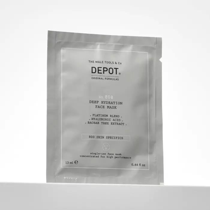 Увлажняющая и Восстанавливающая Маска для Лица и Шеи DEPOT 800 Skin Specifics 808 Deep Hydration Face Mask