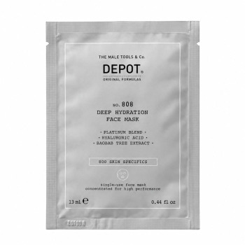 Увлажняющая и Восстанавливающая Маска для Лица и Шеи DEPOT 800 Skin Specifics 808 Deep Hydration Face Mask
