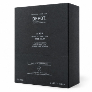 Увлажняющая и Восстанавливающая Маска для Лица и Шеи DEPOT 800 Skin Specifics 808 Deep Hydration Face Mask