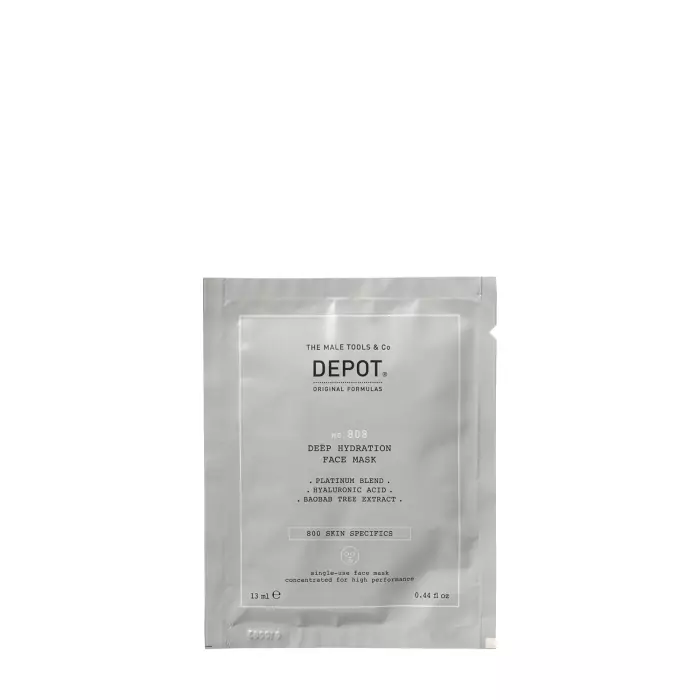Увлажняющая и Восстанавливающая Маска для Лица и Шеи DEPOT 800 Skin Specifics 808 Deep Hydration Face Mask
