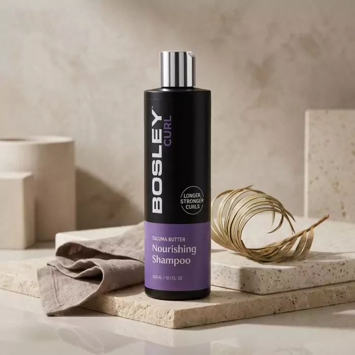 Питательный Шампунь Против Истончения и Выпадения Кудрявых Волос Bosley MD Curl Nourishing Shampoo