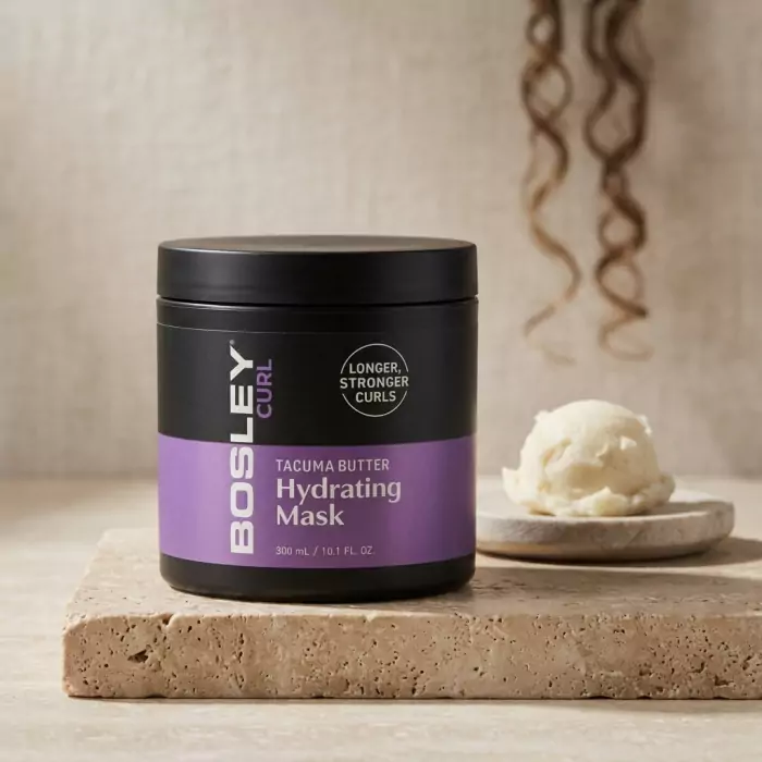 Увлажняющая Маска Против Истончения и Выпадения Кудрявых Волос Bosley MD Curl Hydrating Mask