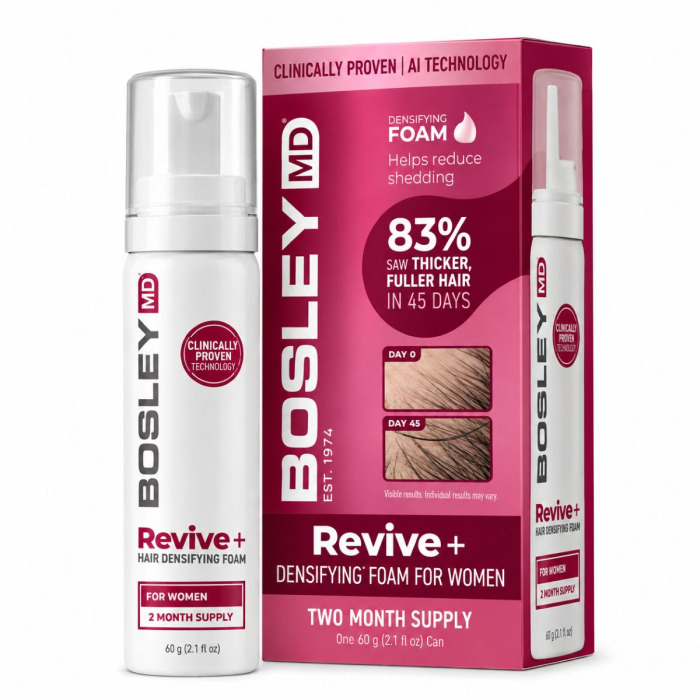 Пена Против Выпадения Волос у Женщин Bosley MD Revive+ Hair Densifying Foam for Women